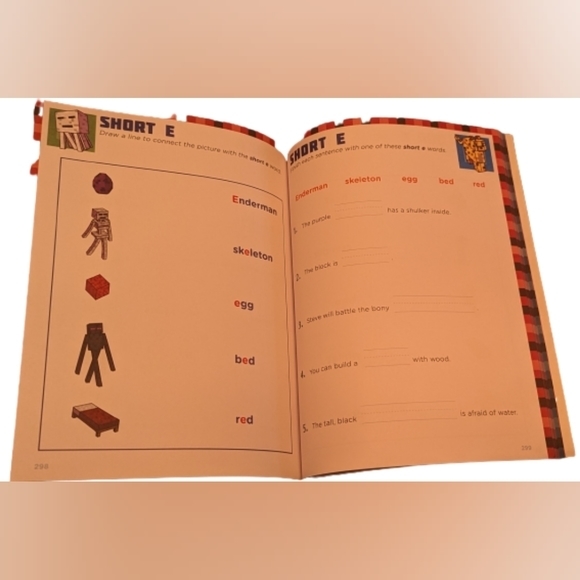 NWOT The Best and Biggest Fun Workbook for Minecrafters Grades 1 & 2 math STEM - Picture 8 of 9